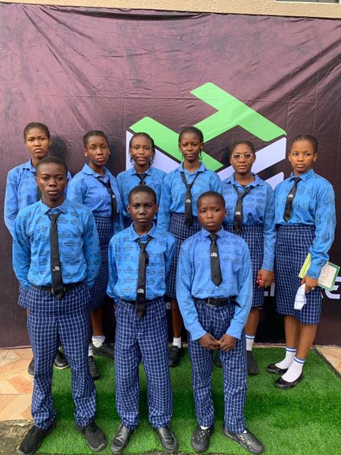 Geneviva High School students in uniform